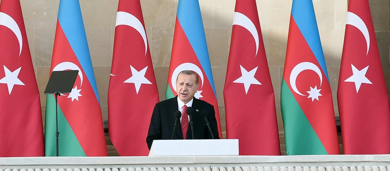 Ο Ρ.Τ.Ερντογάν από το Μπακού μιλά για «Μάχη που δεν τελείωσε σε άλλα μέτωπα»